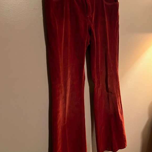 Indigo Palms Women's Bootcut Leg Rust Velvet Mid Rise Jeans - Size 6R - Picture 5 of 9